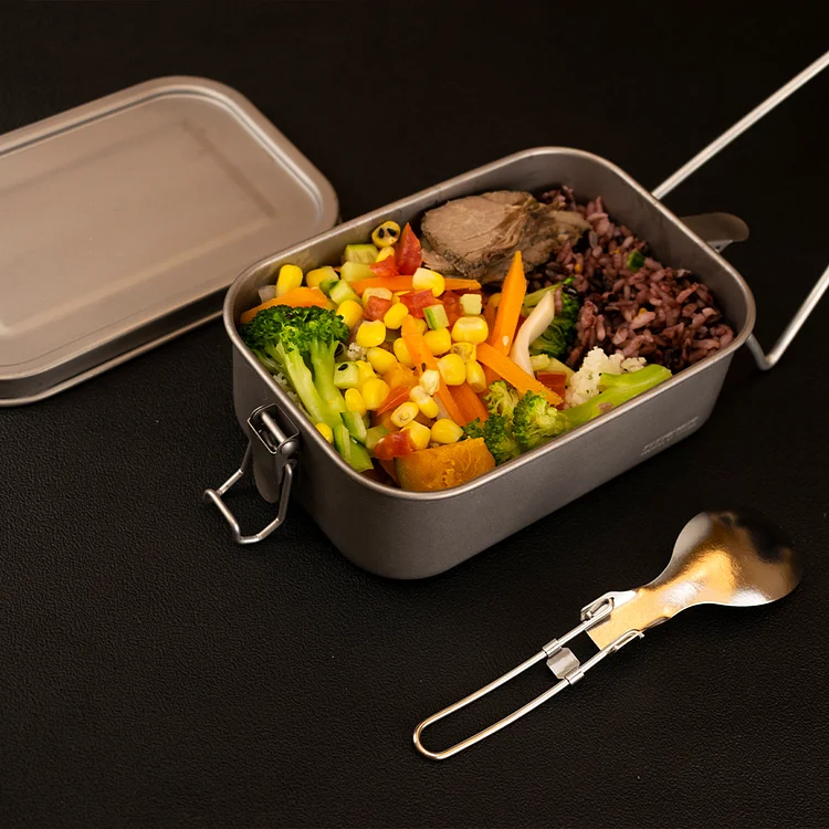 Titanium Bento Lunchbox