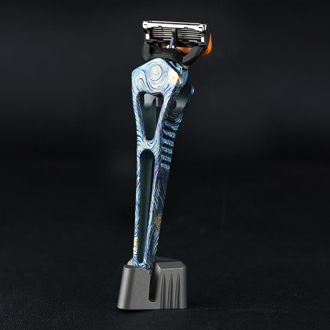 GR5 Titanium Hand-carved 5-Layer Razor