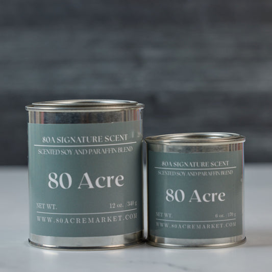 80 Acre Tin Candle