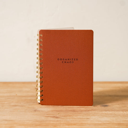 Brown "Organized Chaos" Notebook