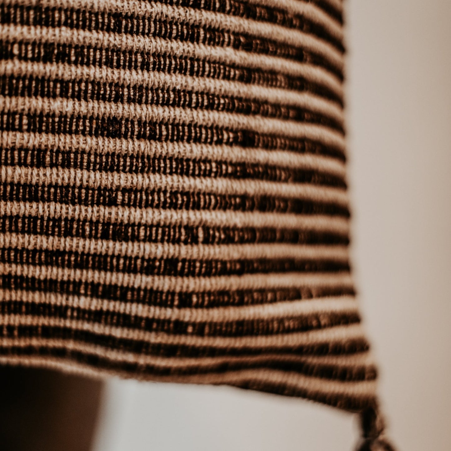 Striped Pillows with Tassels