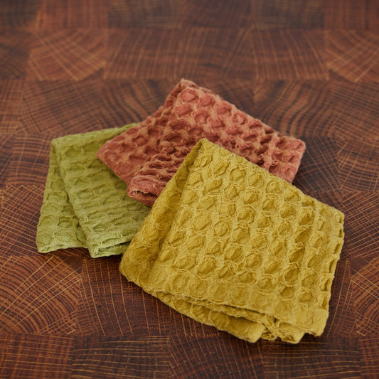 Waffle Weave Cotton Dish Towel